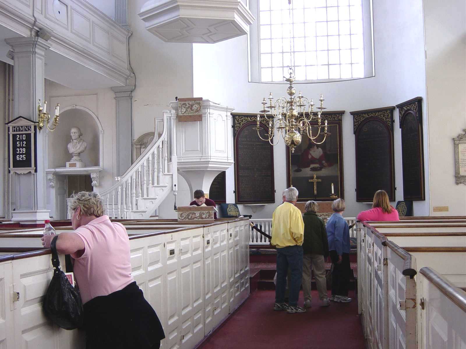 Inside the Old North Church