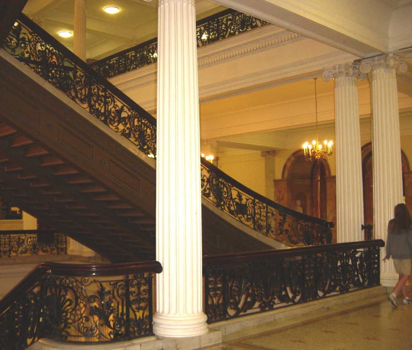The marble staircase