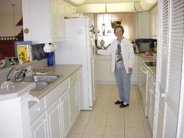 Ruth in her kitchen