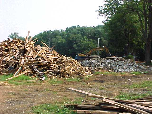Pile of debris