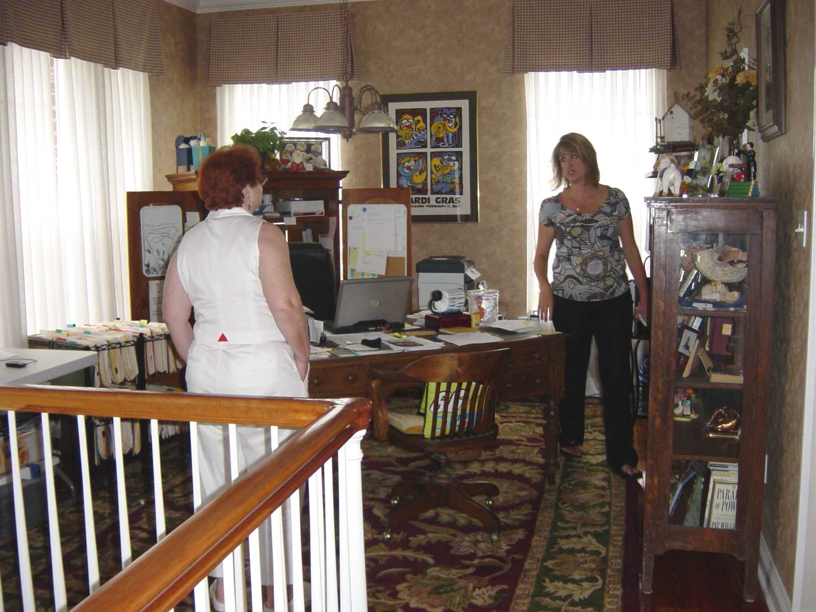 Ruth and Dawn in Dawn's office
